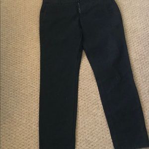 Black chino pants